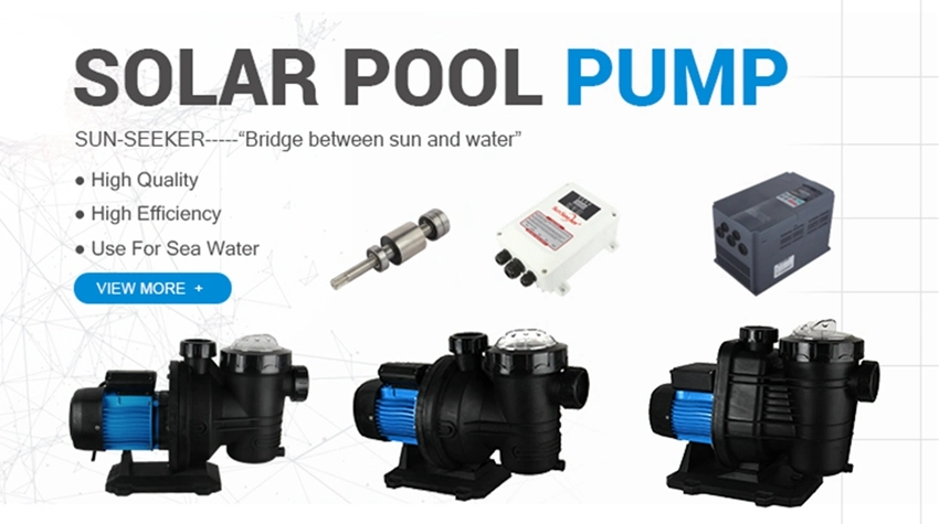 Zjp17/15-D48/500 Swimming Pool 500W Submersible Screw AC DC Solar Submersible Pump Pumping Set