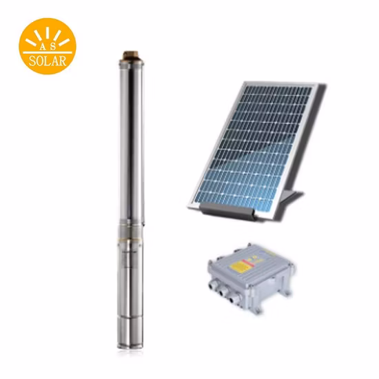  Bomba de agua solar de 3HP 5HP para pozo profundo, bomba sumergible.  Bomba Qb, Cpm